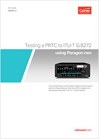 测试指南|根据 ITU-T G.8272 测试 PRTC
