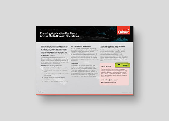 Ensuring Application Resilience Across Multi-Domain Operations