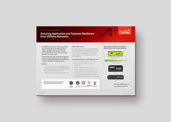 Ensuring Application and Systems Resilience Over Military Networks